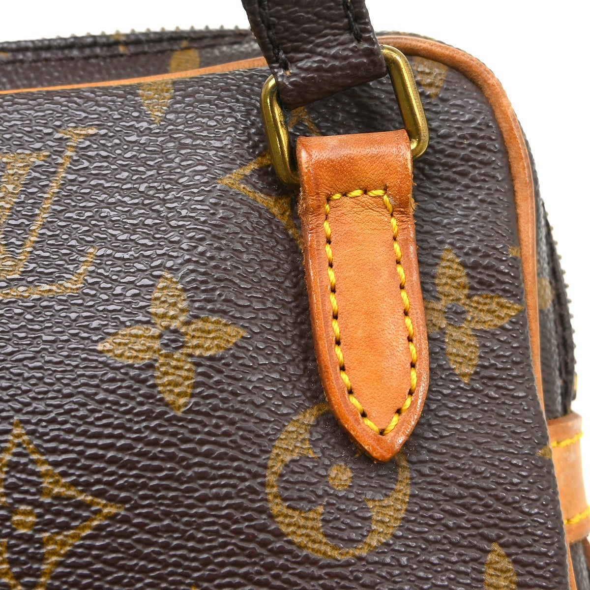 Louis Vuitton Pochette Marly Bandouliere Bag Monogram Canvas Brown Canvas Shoulder Bag Bag (Pre-Owned)