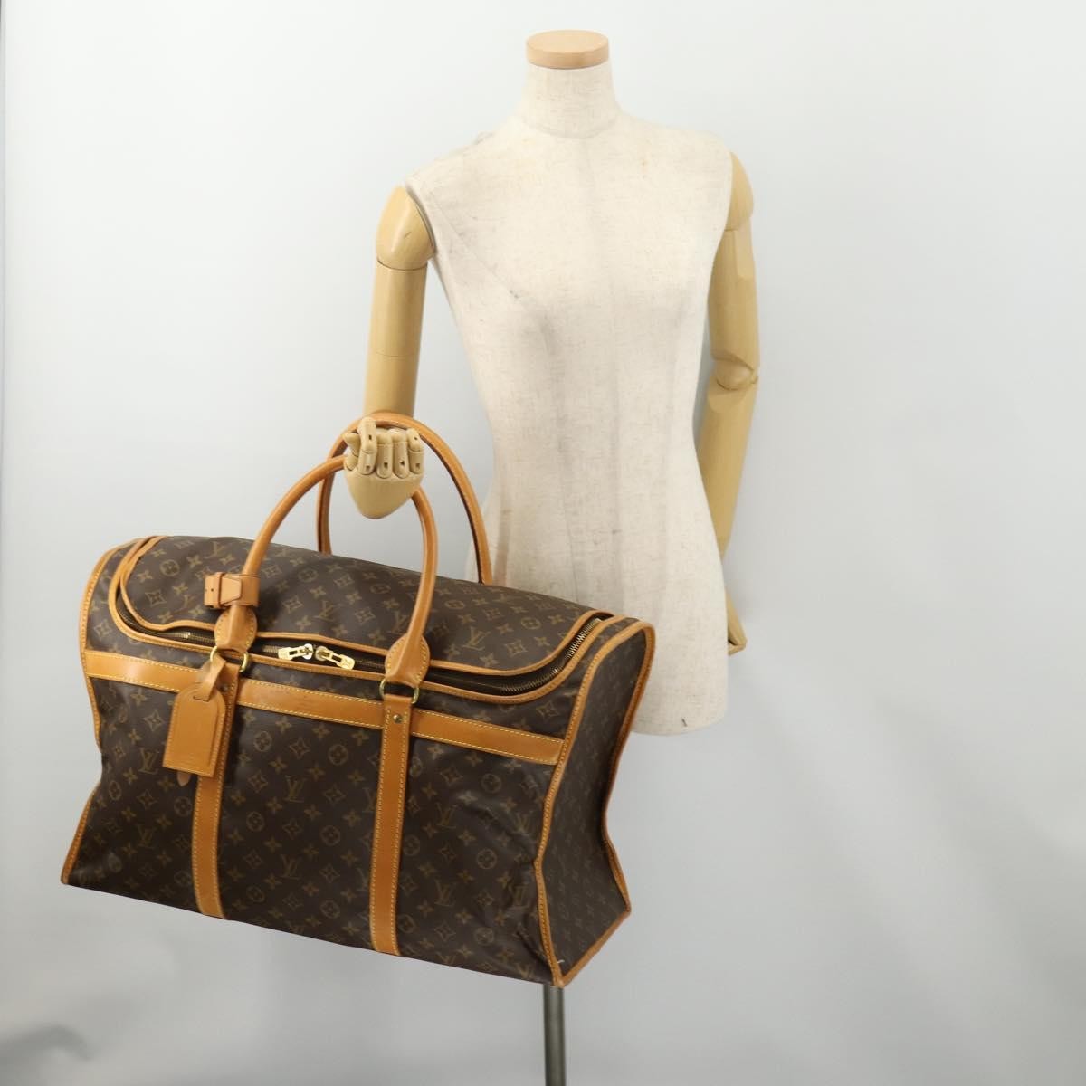 Louis Vuitton Dog Carrier Bag Monogram Canvas Multicolour Canvas Travel Bag Bag (Pre-Owned)