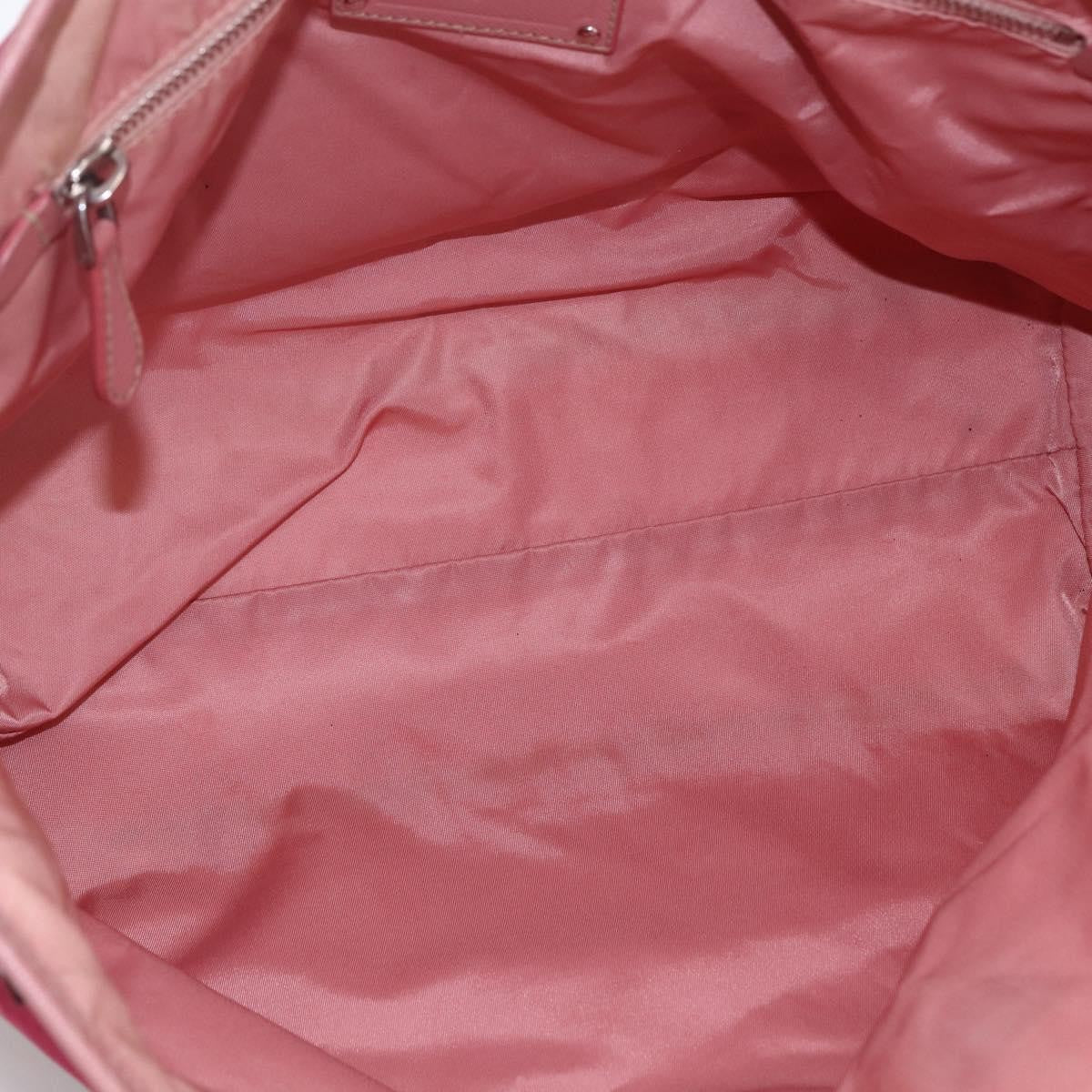 Prada Vintage Tote Tessuto Pink Nylon Tote Bag Bag (Pre-Owned)