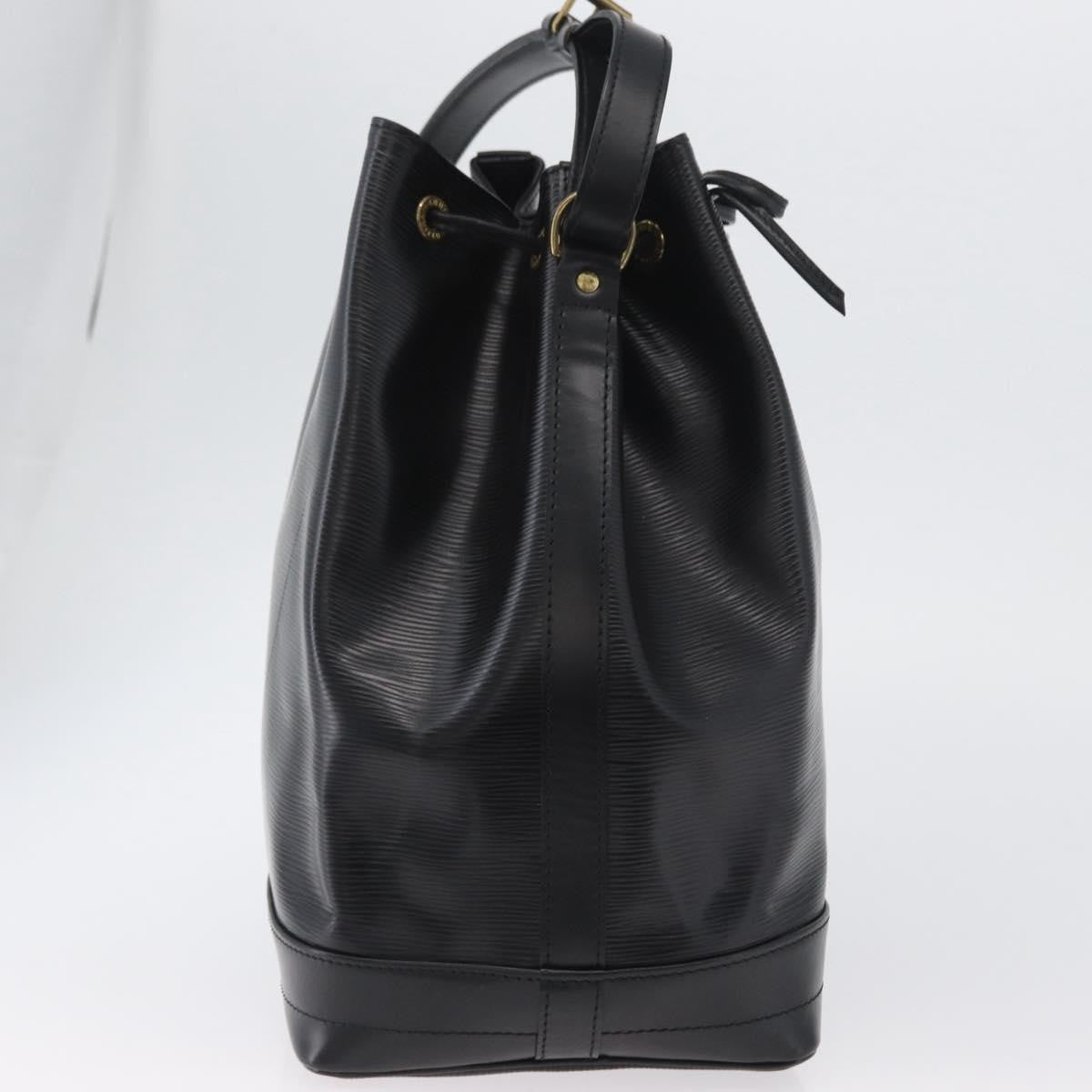 Louis Vuitton Noe Handbag Epi Leather Black Leather Shoulder Bag Bag (Pre-Owned)