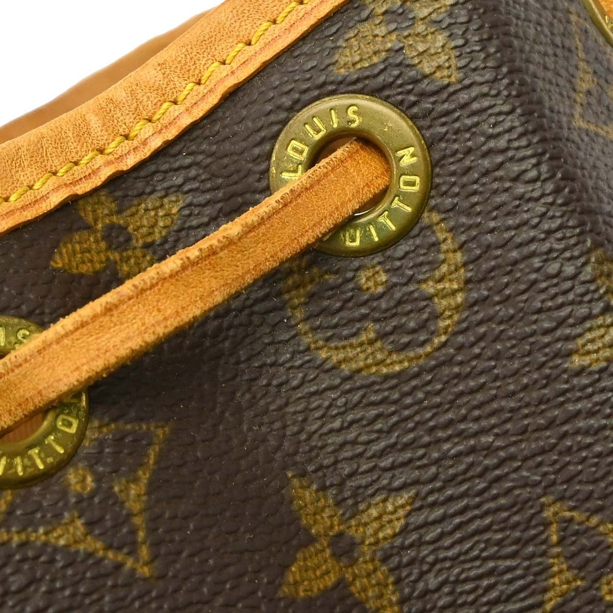 Louis Vuitton Vintage Montsouris Backpack Monogram Canvas Brown Canvas Backpack Bag (Pre-Owned)