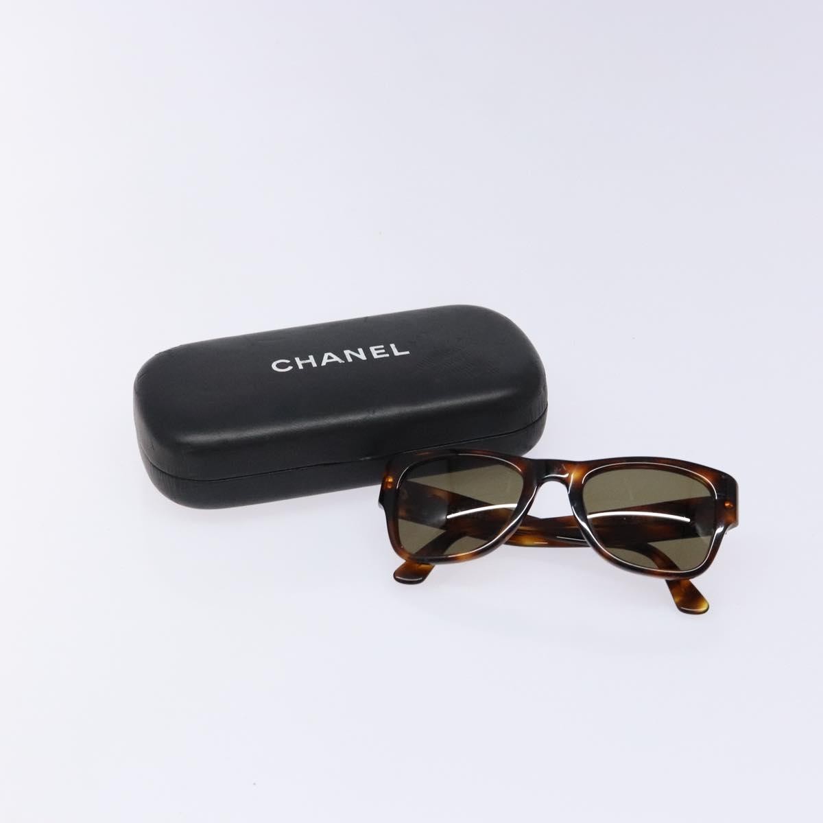 Chanel Logo Cc Sunglasses Plastic Brown Plastic Sunglasse Accessory (Pre-Owned)