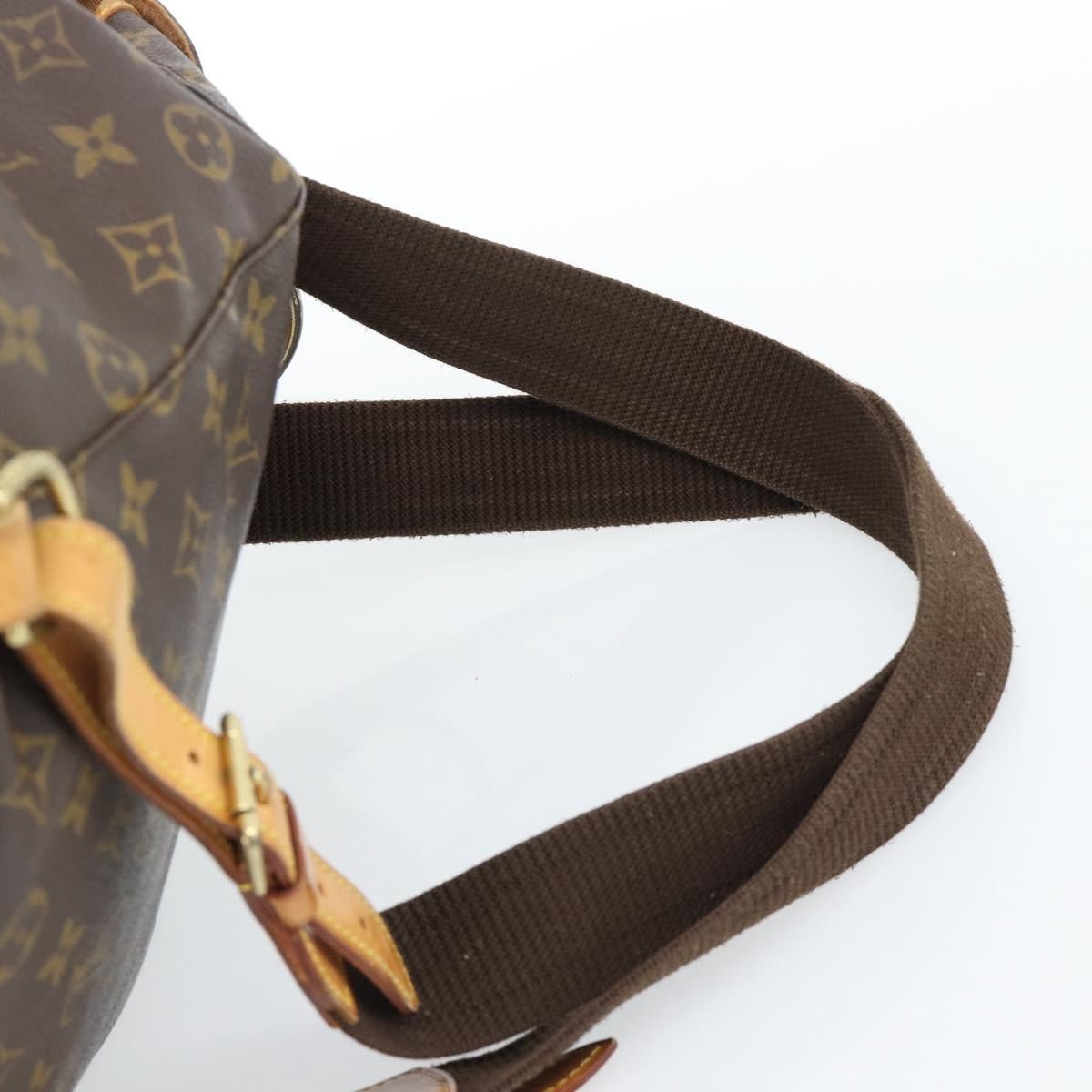 Louis Vuitton Vintage Montsouris Backpack Monogram Canvas Brown Canvas Backpack Bag (Pre-Owned)