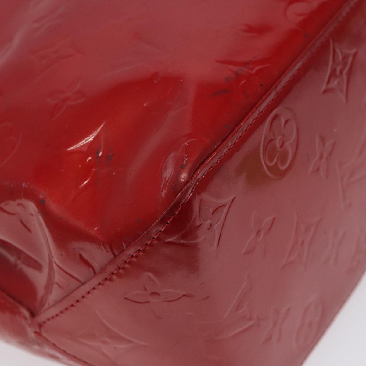 Louis Vuitton Reade Handbag Monogram Vernis Red Patent_Leather Handbag (Pre-Owned)