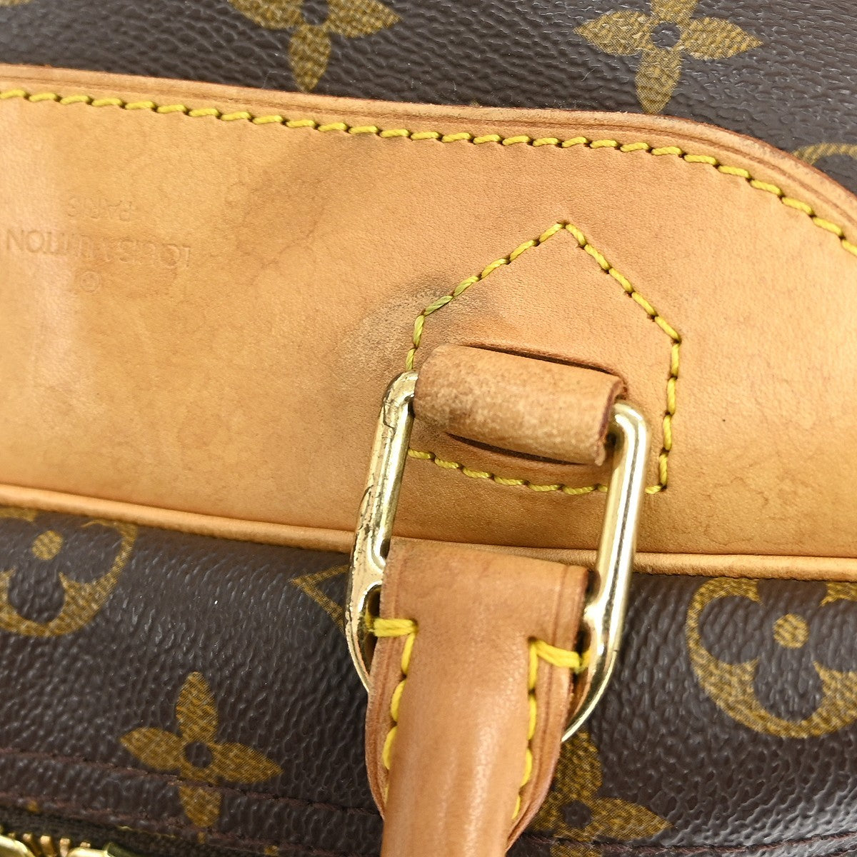 Louis Vuitton Deauville Handbag Monogram Canvas Brown Canvas Handbag (Pre-Owned)