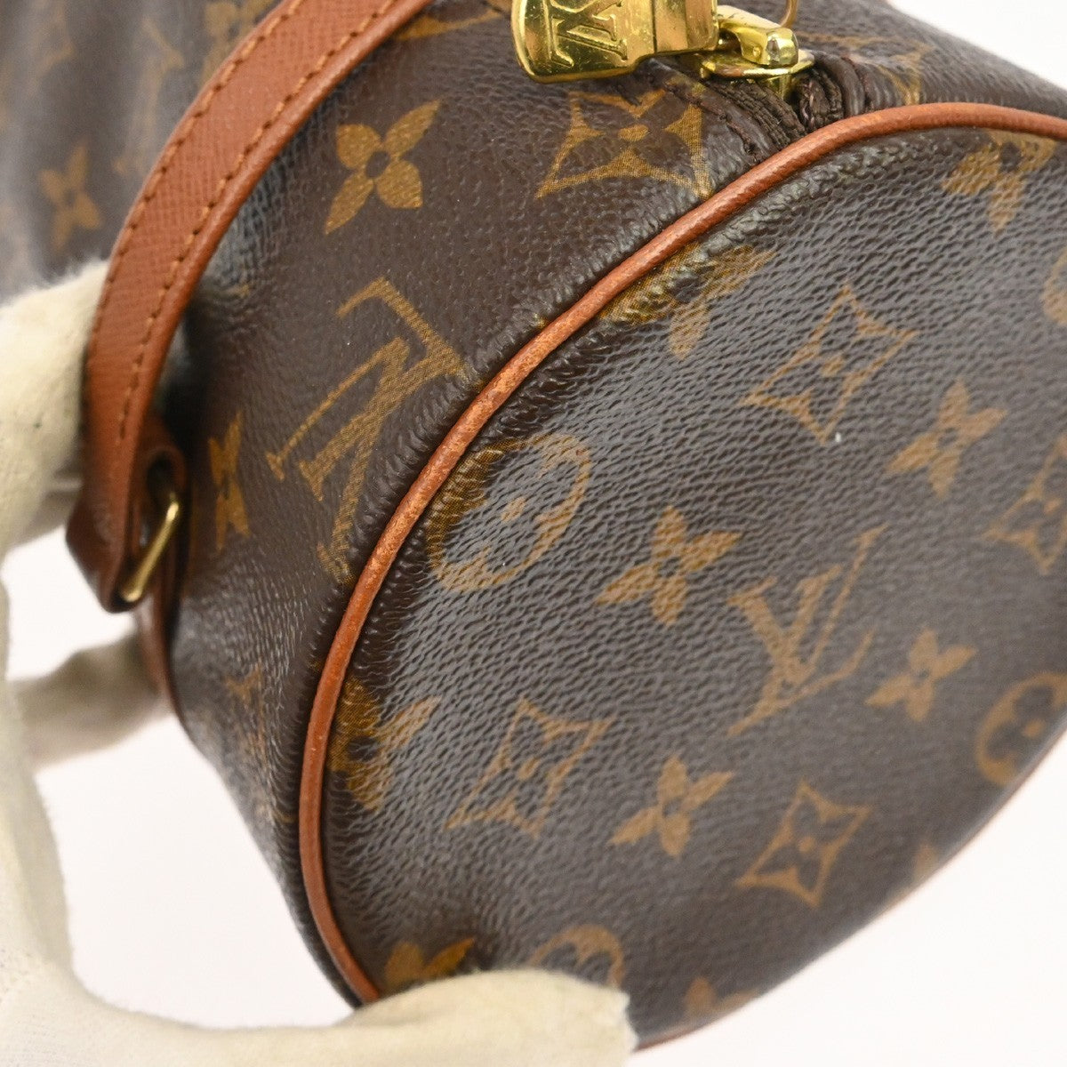 Louis Vuitton Papillon Handbag Monogram Canvas Brown Canvas Handbag (Pre-Owned)