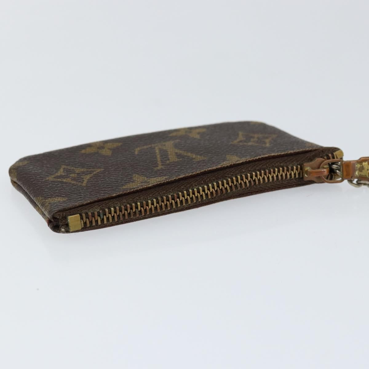 Louis Vuitton Pochette Clés Monogram Canvas Brown Canvas Wallets Accessory (Pre-Owned)