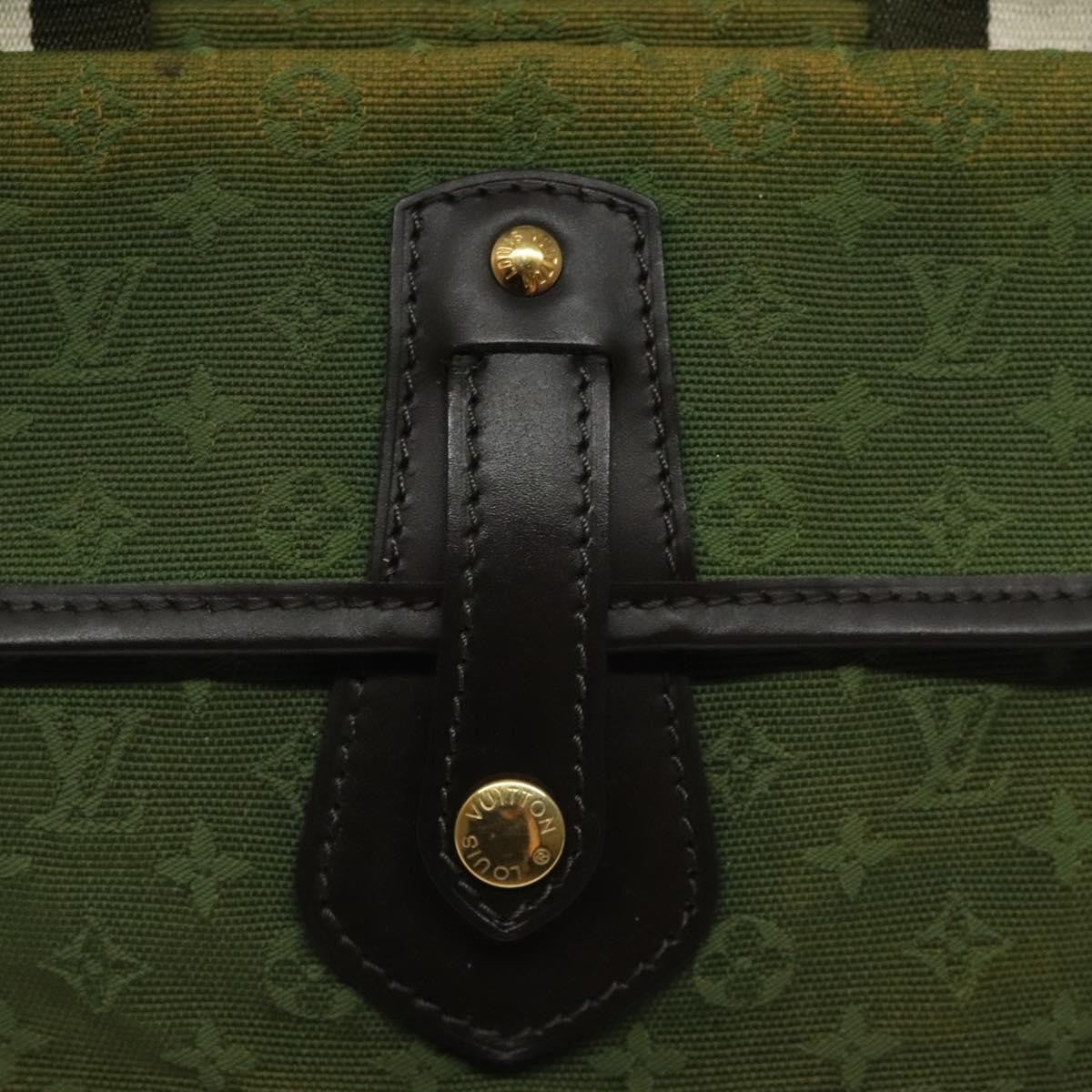 Louis Vuitton Sac Mary Kate Handbag Mini Lin Khaki Canvas Handbag (Pre-Owned)