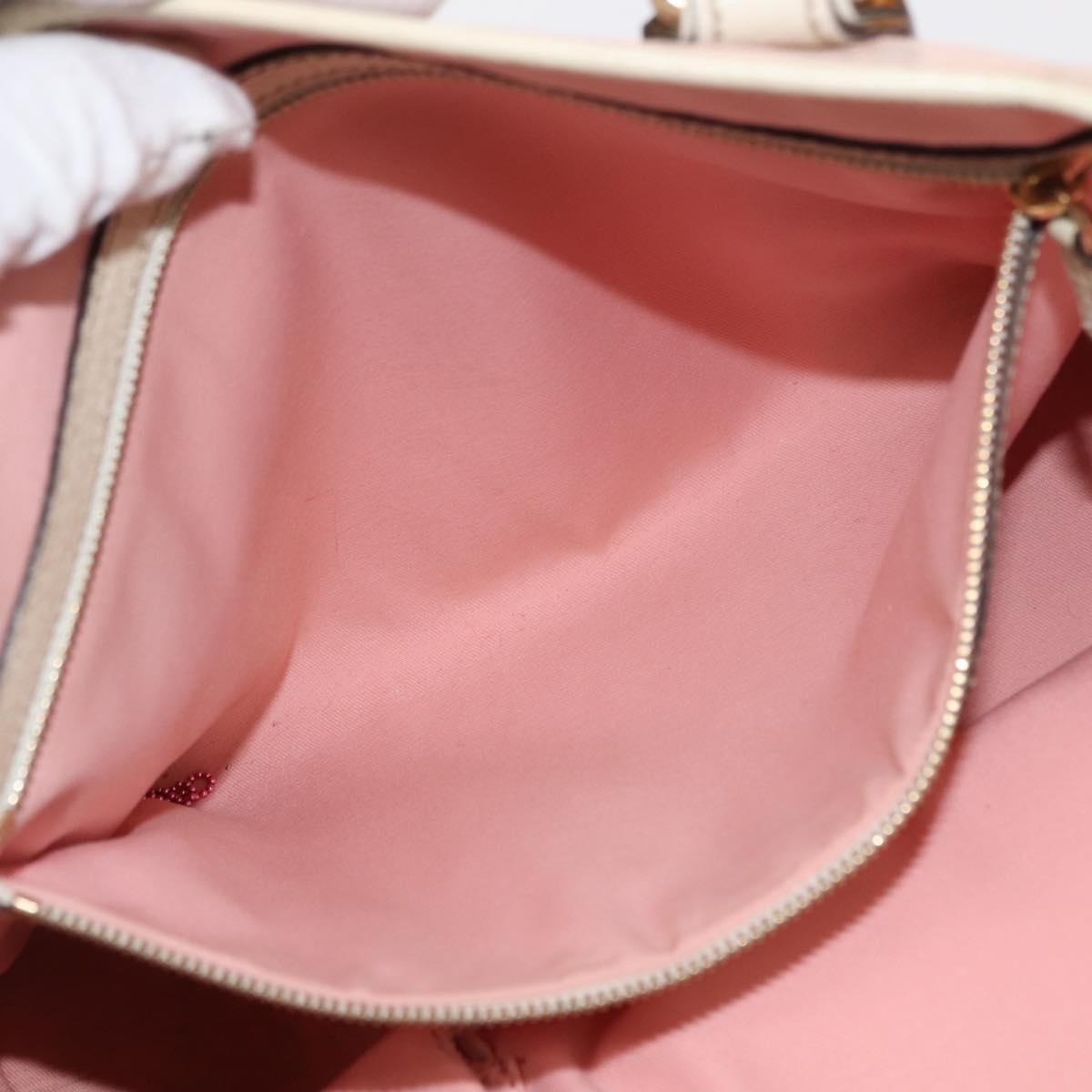 Gucci Jolicoeur Tote Gg Canvas Pink Canvas Tote Bag Bag (Pre-Owned)