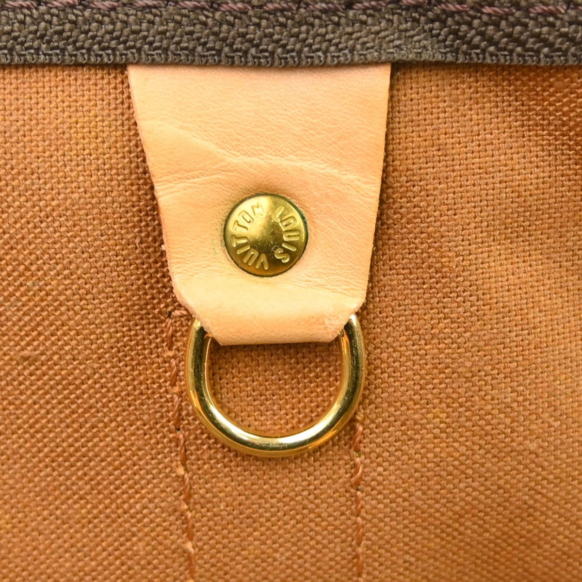Louis Vuitton Keepall Bandouliere Bag Monogram Canvas Brown Canvas Travel Bag Bag (Pre-Owned)