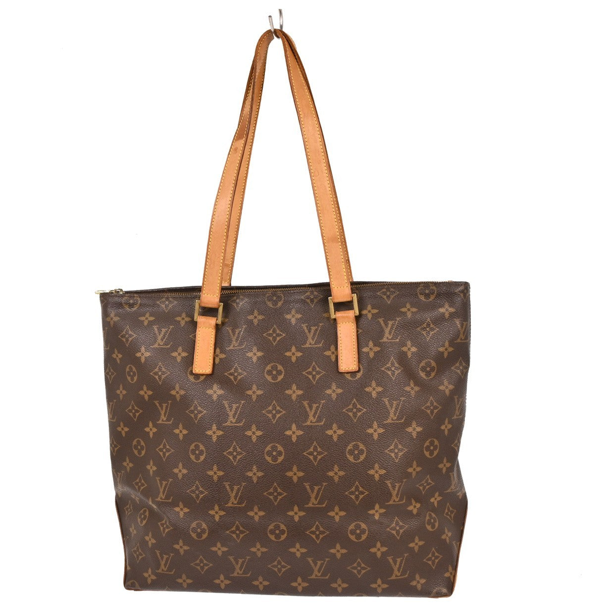 Louis Vuitton Cabas Mezzo Monogram Canvas Brown Canvas Tote Bag Bag (Pre-Owned)