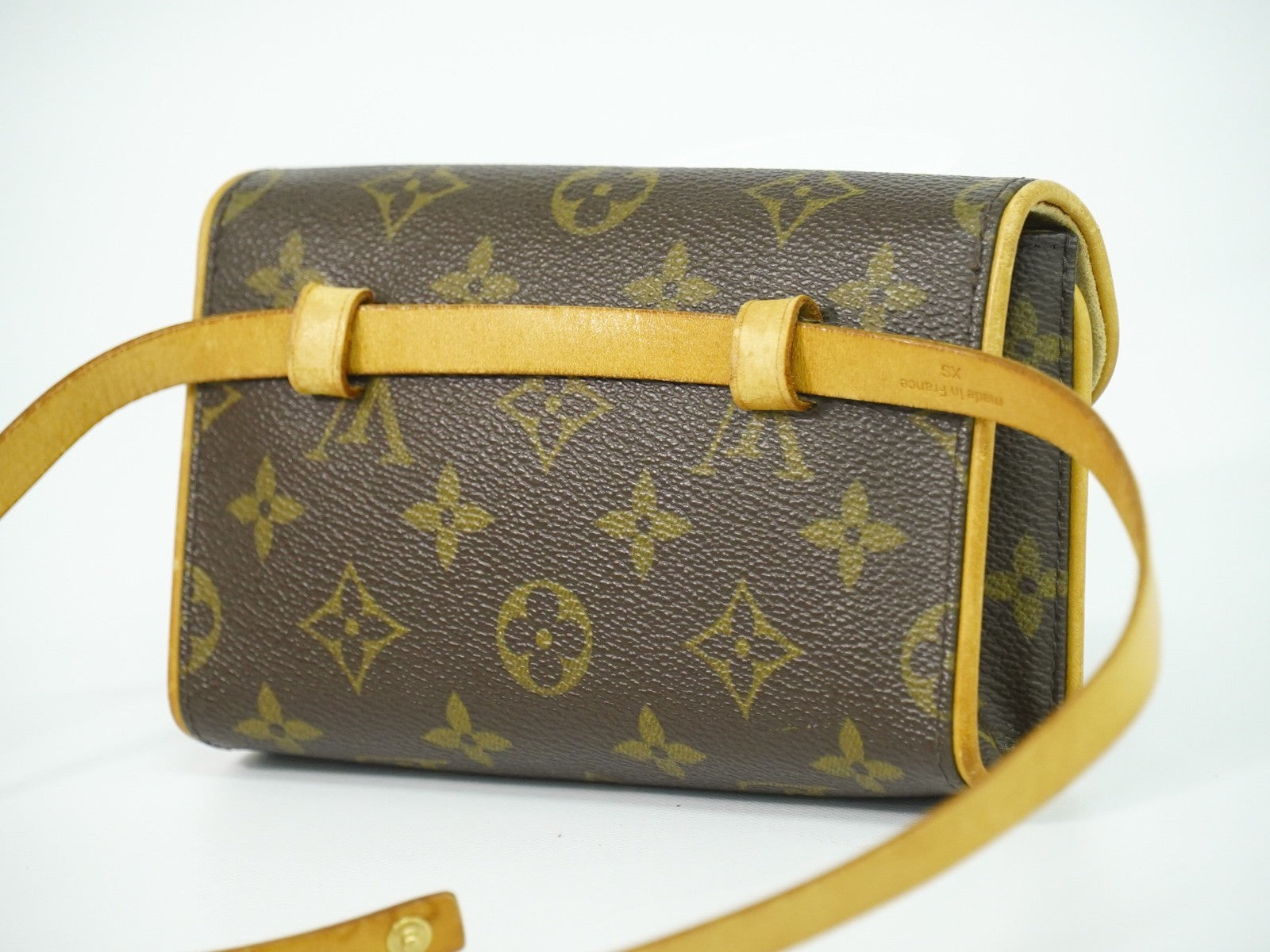 Louis Vuitton Florentine Waist Bag Monogram Canvas Brown Canvas Shoulder Bag Bag (Pre-Owned)