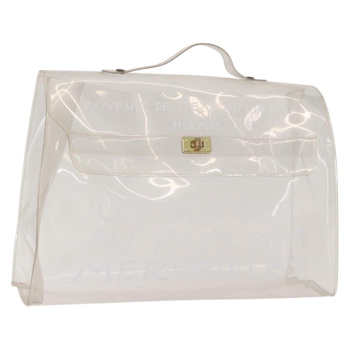 Hermes Kelly Handbag Vinyl Clear Plastic Handbag (Pre-Owned)