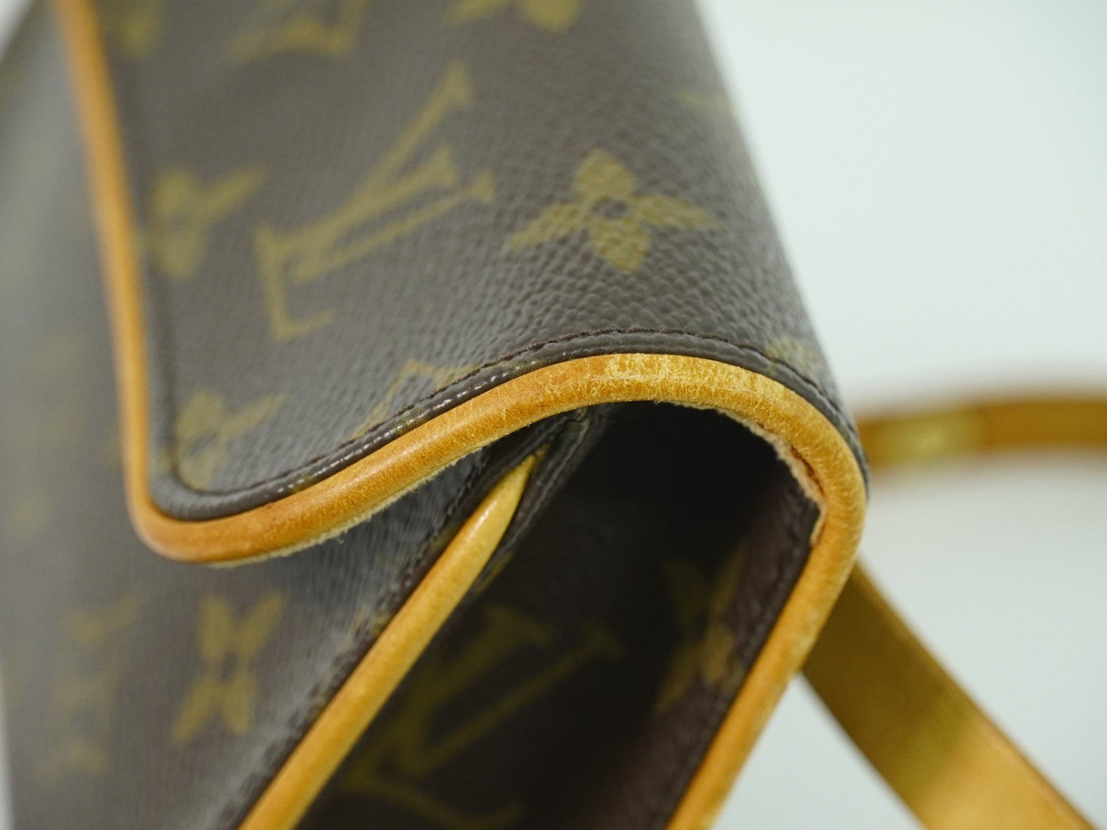 Louis Vuitton Florentine Waist Bag Monogram Canvas Brown Canvas Shoulder Bag Bag (Pre-Owned)