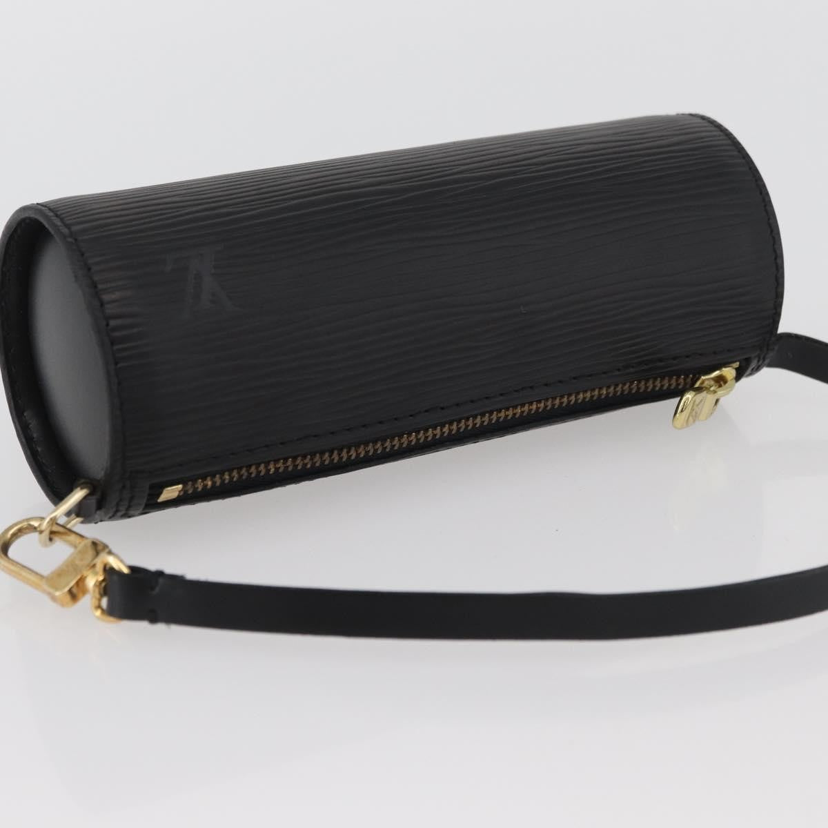 Louis Vuitton Soufflot Pochette Epi Leather Black Leather Clutche & Pouche Bag (Pre-Owned)