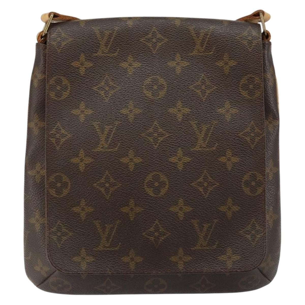 Louis Vuitton Musette Salsa Handbag Monogram Canvas Brown Canvas Shoulder Bag Bag (Pre-Owned)