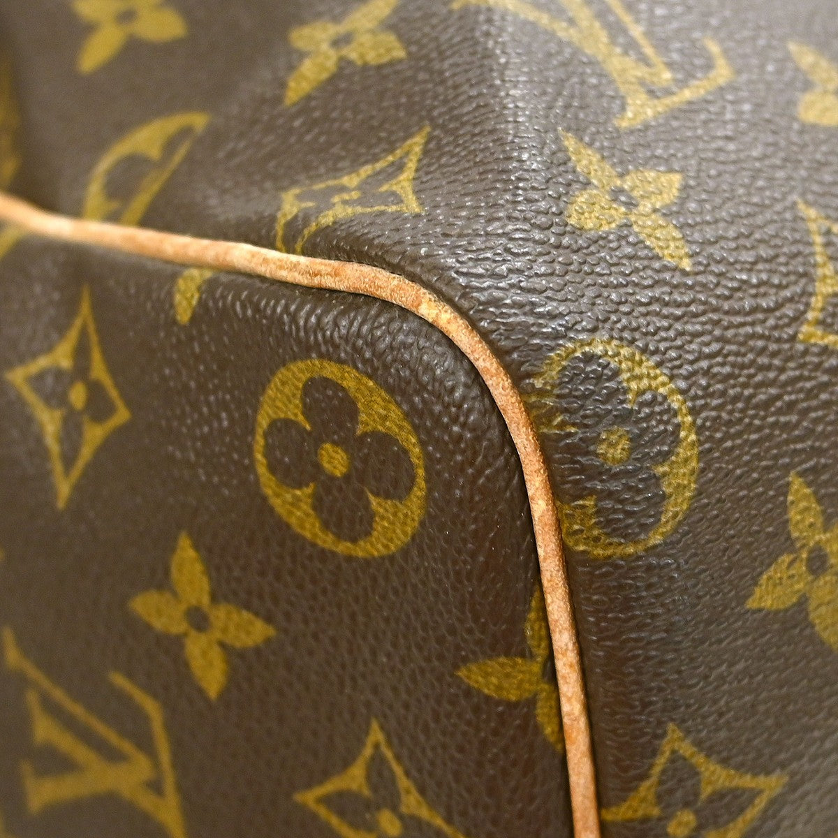 Louis Vuitton Speedy Handbag Monogram Canvas Brown Canvas Handbag (Pre-Owned)