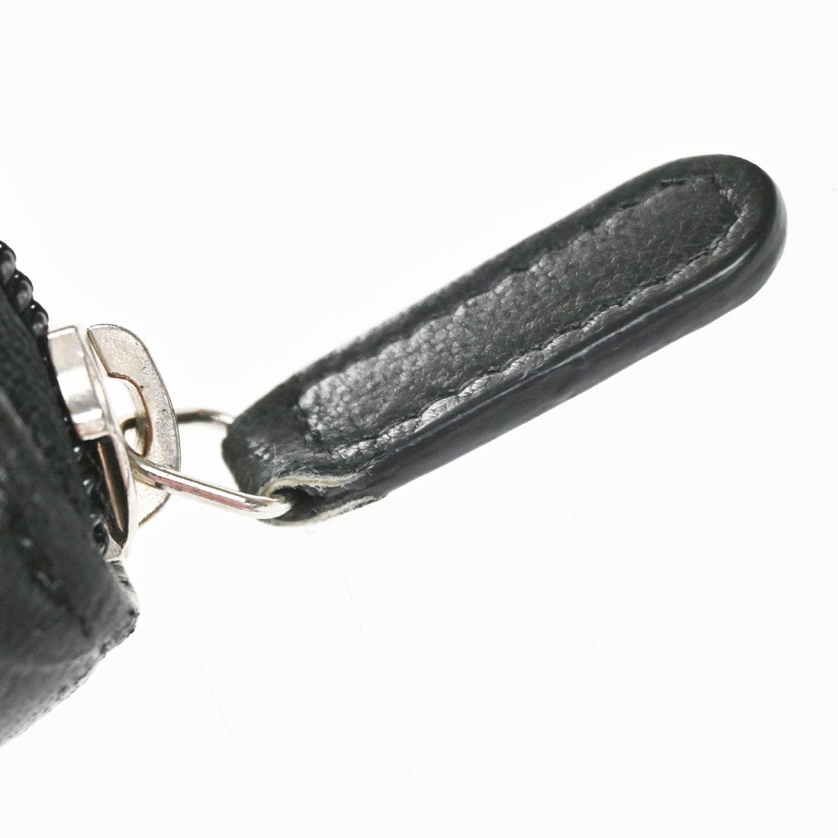 Chanel Camellia Zip Around Organizer Leather Black Leather Wallets Accessory (Pre-Owned)