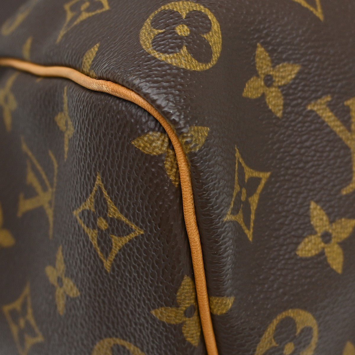 Louis Vuitton Keepall Bag Monogram Canvas Brown Canvas Travel Bag Bag (Pre-Owned)