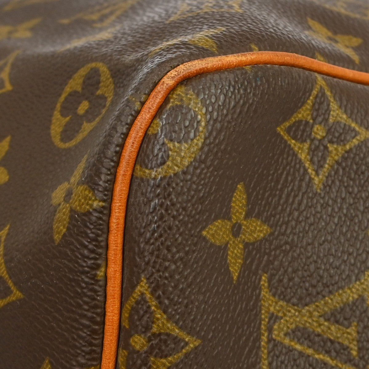 Louis Vuitton Keepall Bandouliere Bag Monogram Canvas Brown Canvas Travel Bag Bag (Pre-Owned)