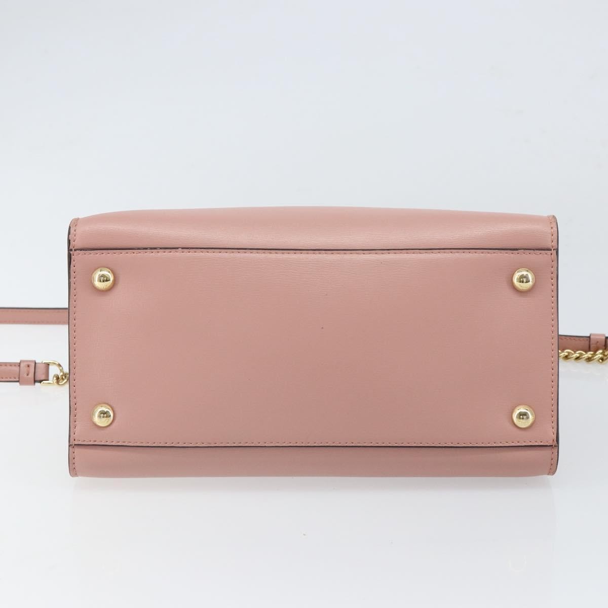 Salvatore Ferragamo Vara Bow Top Handle Convertible Tote Leather Pink Leather Tote Bag Bag (Pre-Owned)