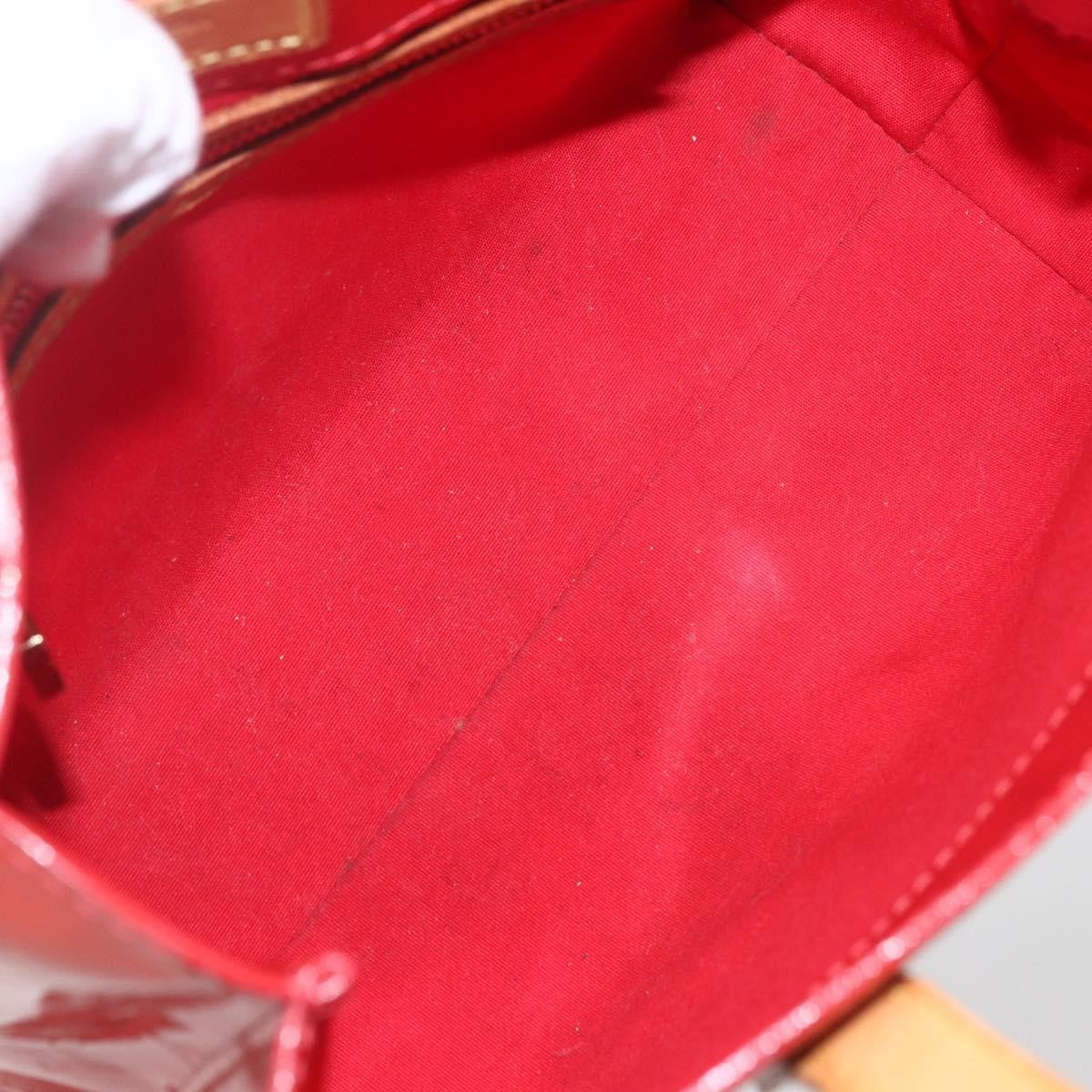 Louis Vuitton Reade Handbag Monogram Vernis Red Patent_Leather Handbag (Pre-Owned)