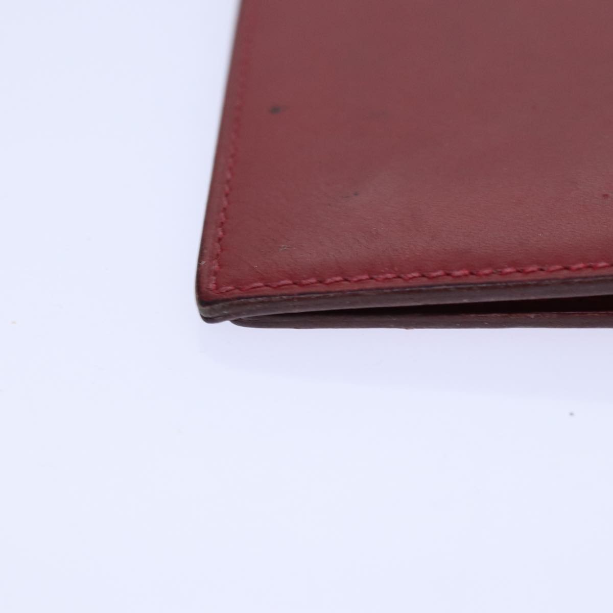 Hermes Agenda A6 Day Planner Housse Leather Red Leather Wallets Accessory (Pre-Owned)