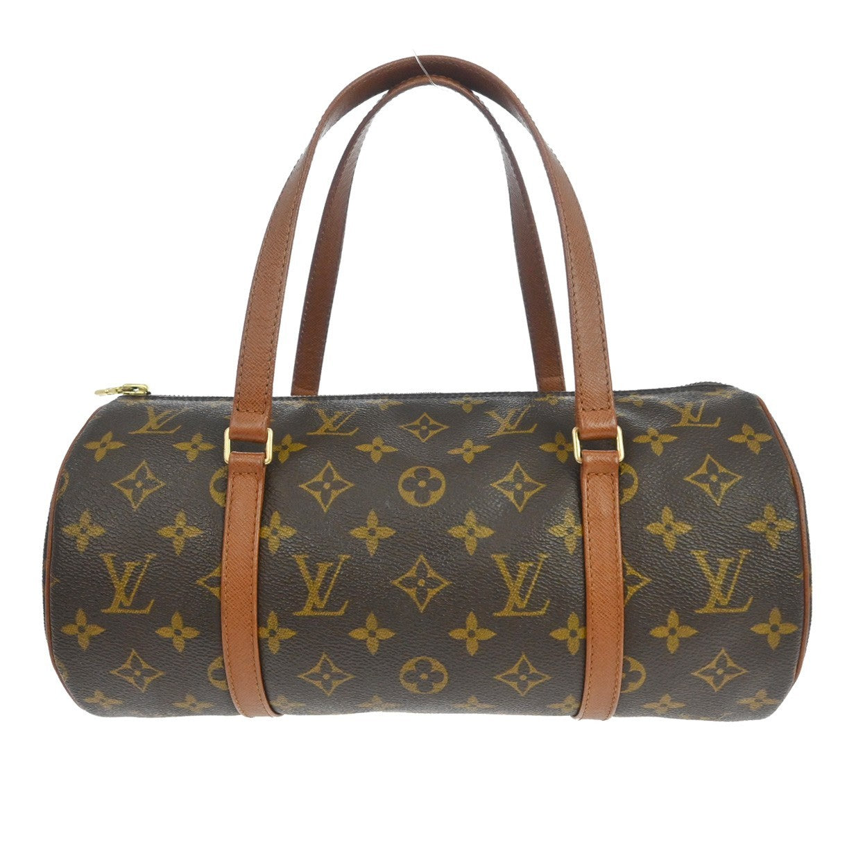 Louis Vuitton Papillon Handbag Monogram Canvas Brown Canvas Handbag (Pre-Owned)