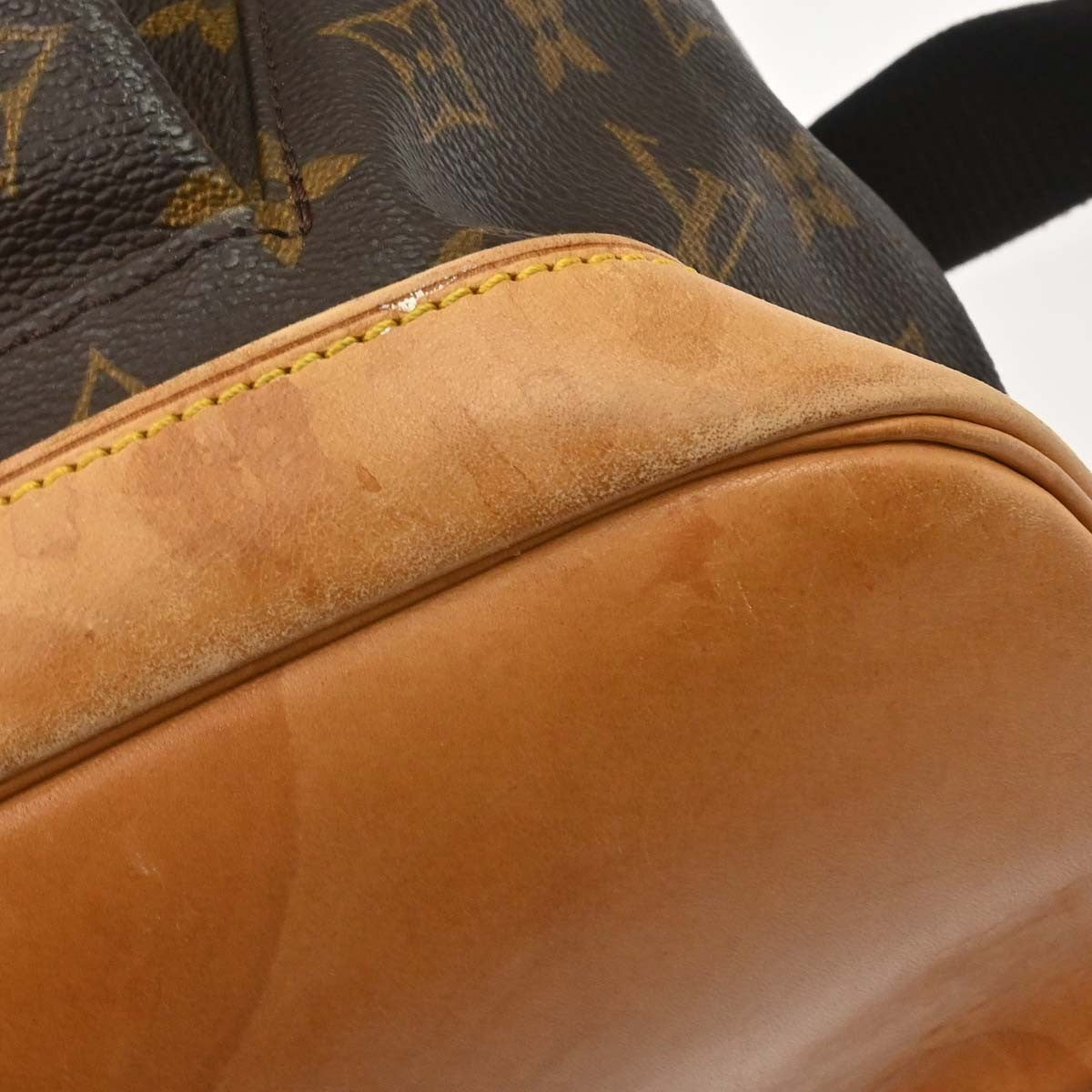 Louis Vuitton Vintage Montsouris Backpack Monogram Canvas Brown Canvas Backpack Bag (Pre-Owned)