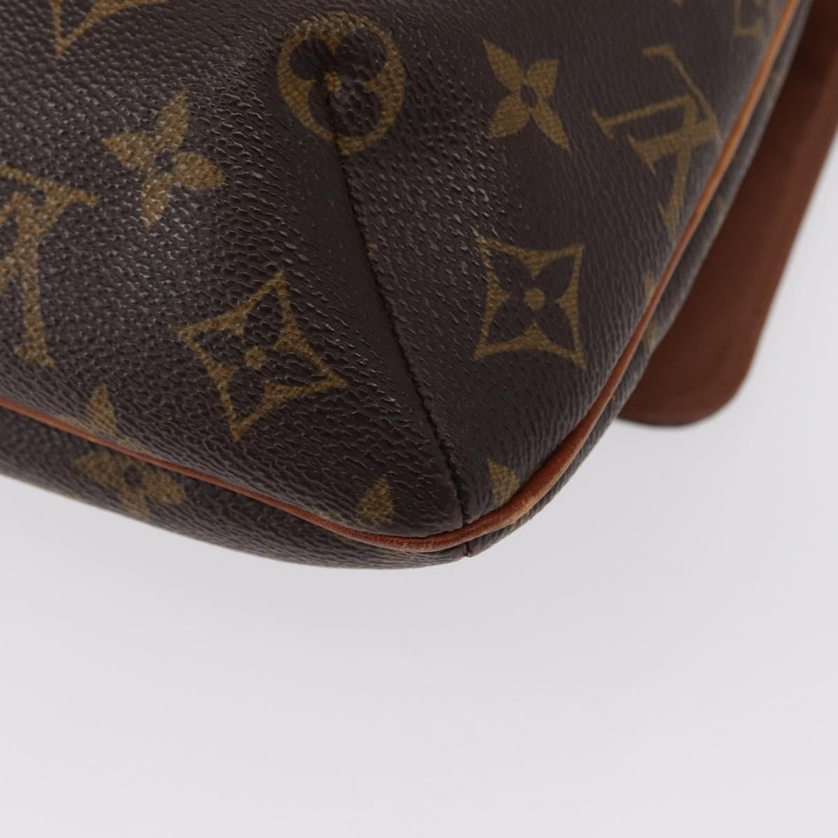 Louis Vuitton Musette Salsa Handbag Monogram Canvas Brown Canvas Shoulder Bag Bag (Pre-Owned)
