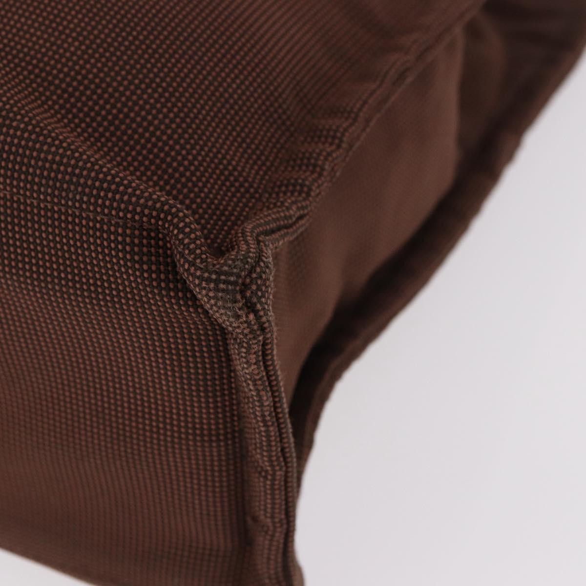 Hermes Fourre Tout Tote Canvas Brown Canvas Tote Bag Bag (Pre-Owned)