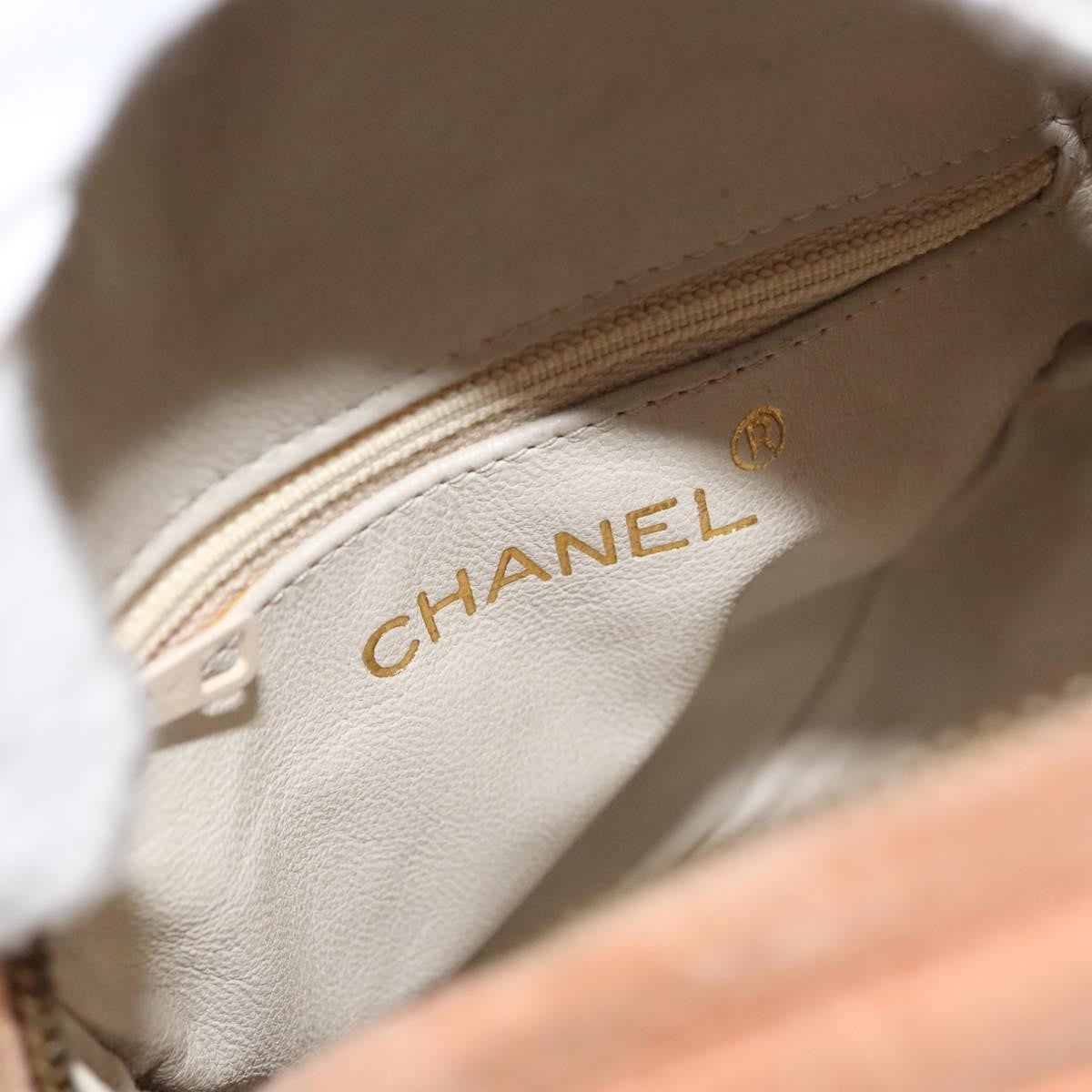 Chanel Vintage Clutch Suede Orange Suede Clutche & Pouche Bag (Pre-Owned)