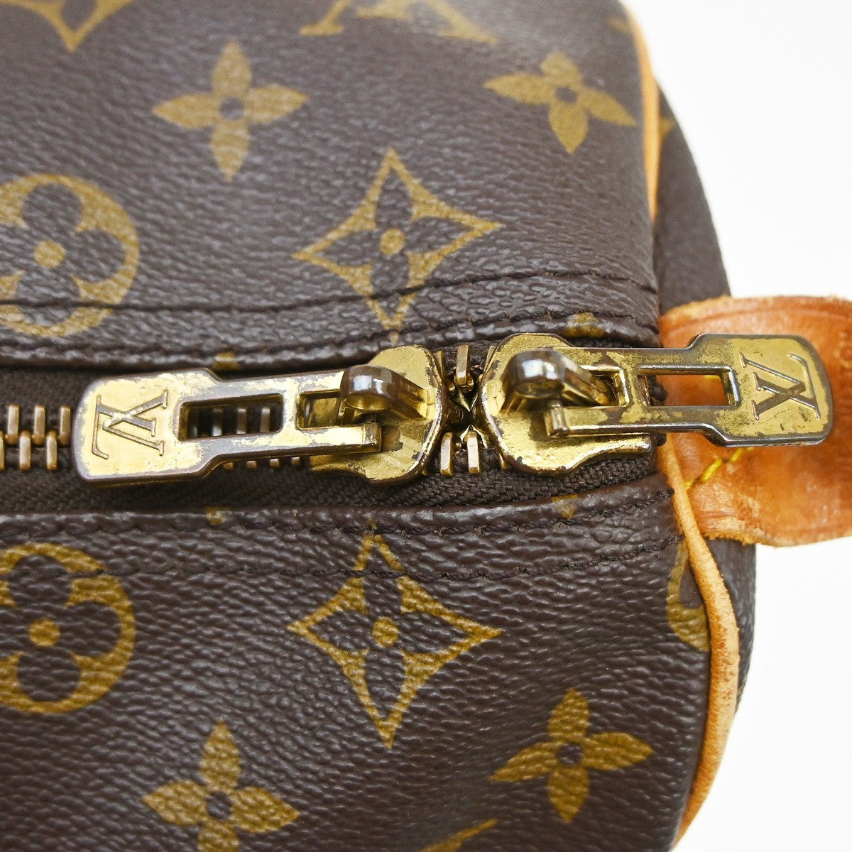 Louis Vuitton Keepall Bag Monogram Canvas Brown Canvas Travel Bag Bag (Pre-Owned)