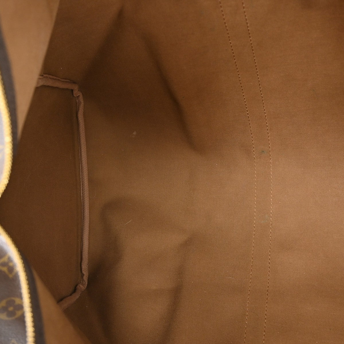 Louis Vuitton Keepall Bag Monogram Canvas Brown Canvas Travel Bag Bag (Pre-Owned)