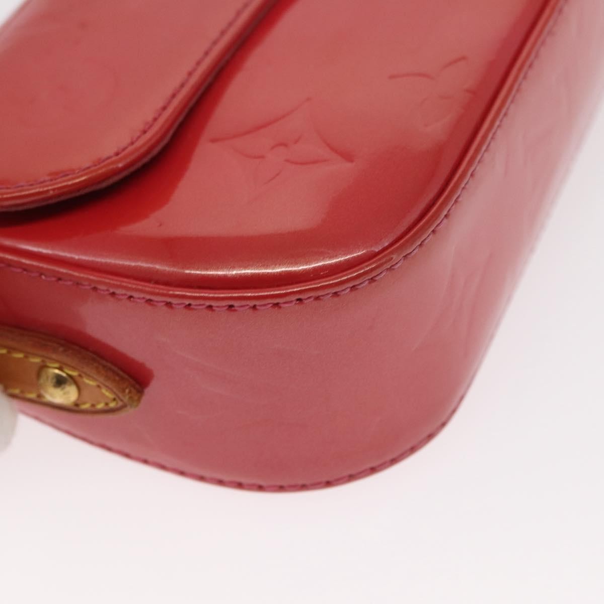 Louis Vuitton Malibu Street Handbag Monogram Vernis Red Patent_Leather Handbag (Pre-Owned)