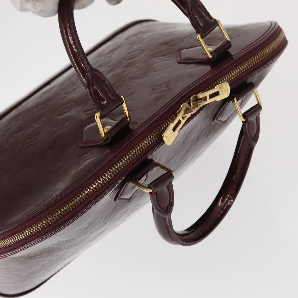 Louis Vuitton Alma Handbag Patent Leather Red Patent_Leather Handbag (Pre-Owned)