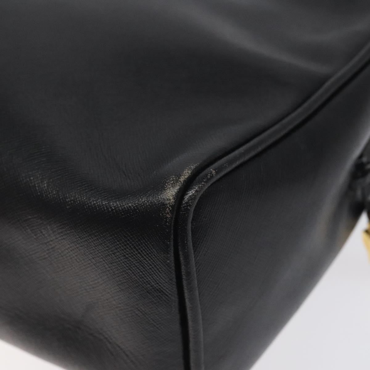 Loewe Anagram Clutch Bag Leather Black Leather Clutche & Pouche Bag (Pre-Owned)