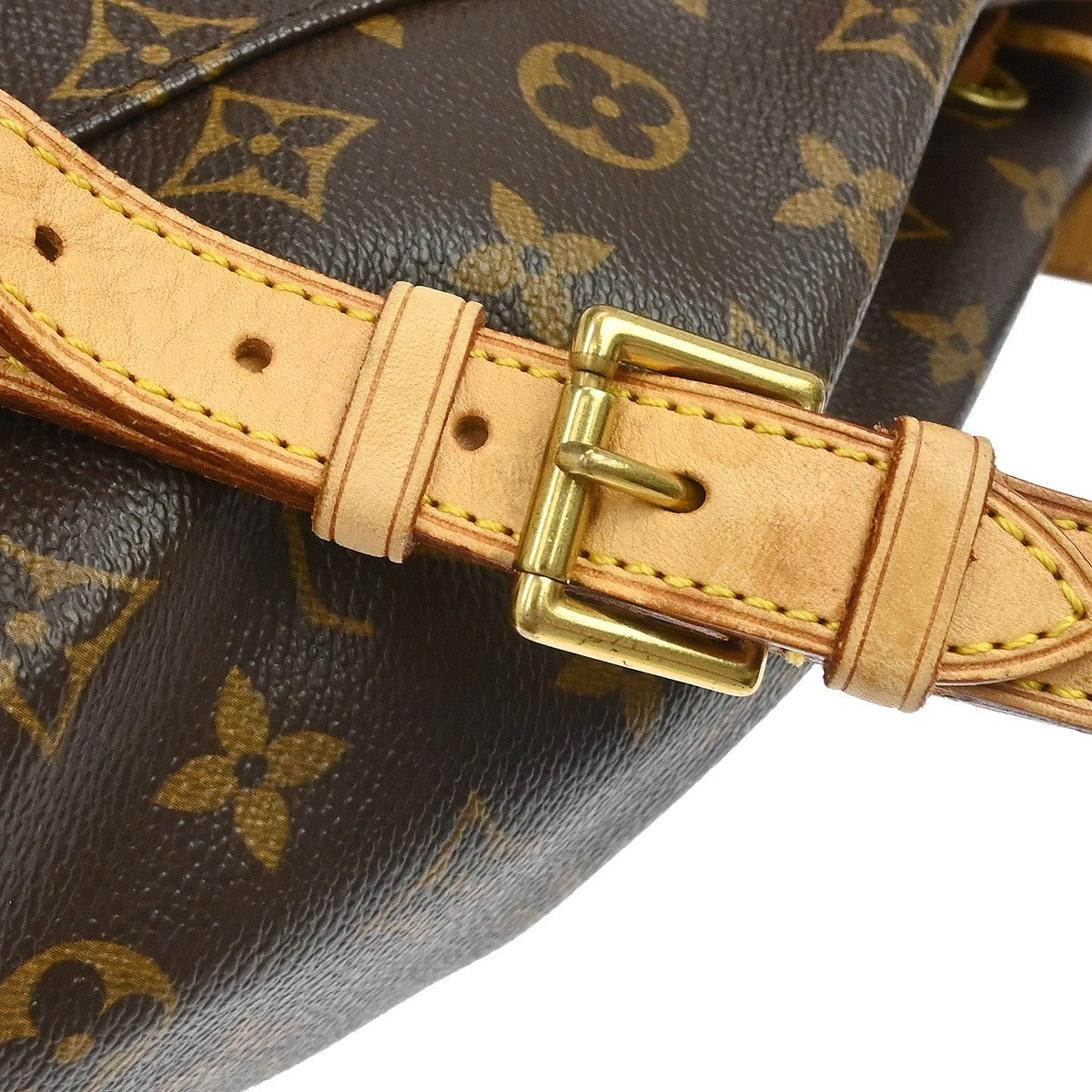 Louis Vuitton Vintage Montsouris Backpack Monogram Canvas Brown Canvas Backpack Bag (Pre-Owned)
