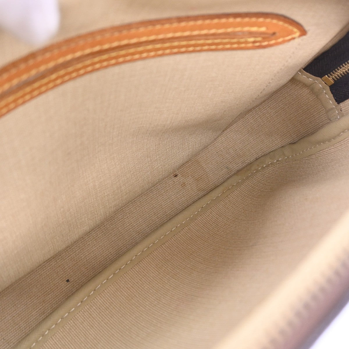 Louis Vuitton Reporter Bag Monogram Canvas Brown Canvas Shoulder Bag Bag (Pre-Owned)