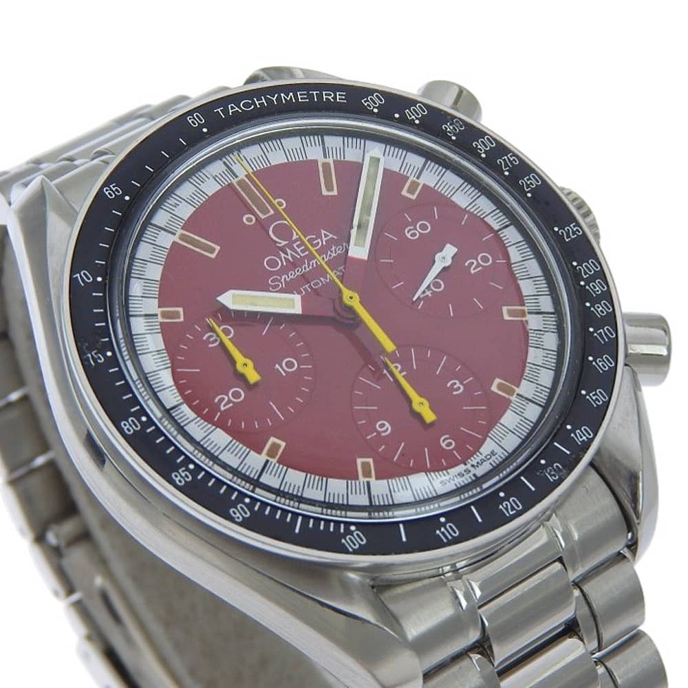 Omega Speedmaster Michael Schumacher Chronograph Automatic Watch Stainless Steel Watch (Pre-Owned)