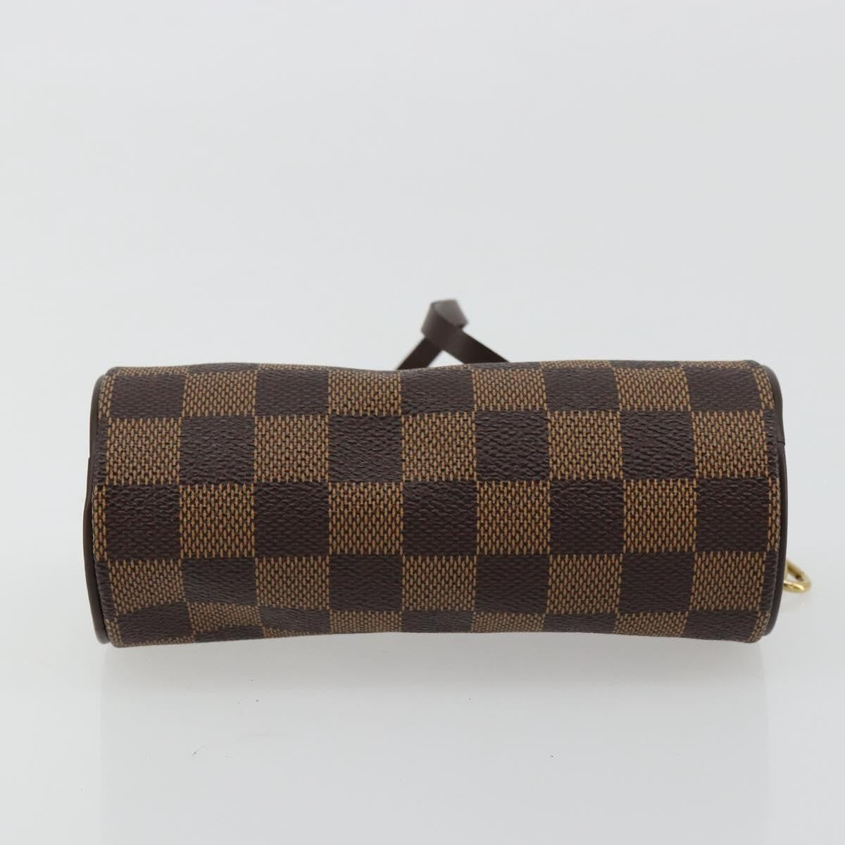 Louis Vuitton Papillon Pochette Damier Brown Canvas Clutche & Pouche Bag (Pre-Owned)