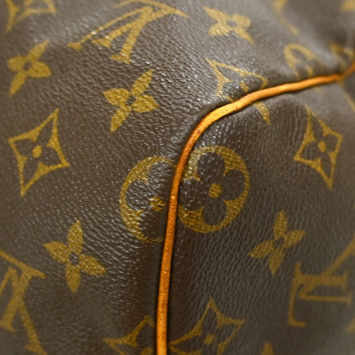Louis Vuitton Speedy Handbag Monogram Canvas Brown Canvas Handbag (Pre-Owned)