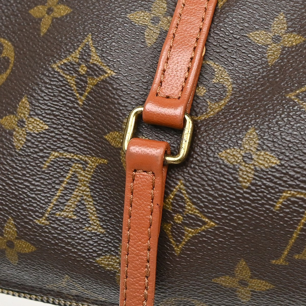 Louis Vuitton Papillon Handbag Monogram Canvas Brown Canvas Handbag (Pre-Owned)