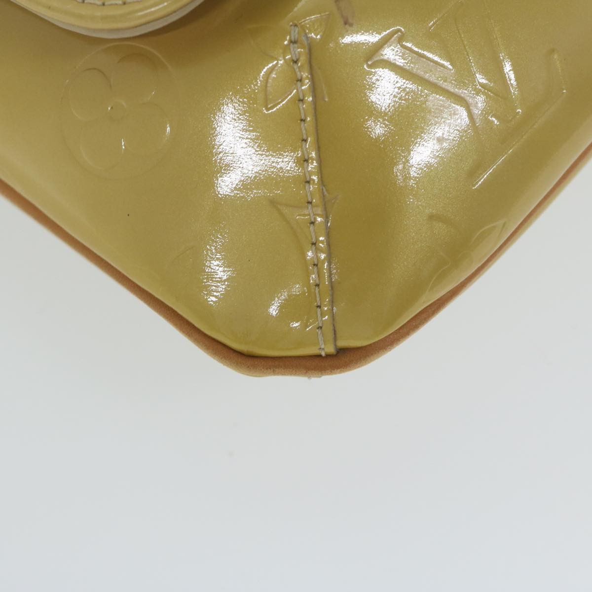 Louis Vuitton Thompson Street Handbag Monogram Vernis Beige Patent_Leather Shoulder Bag Bag (Pre-Owned)