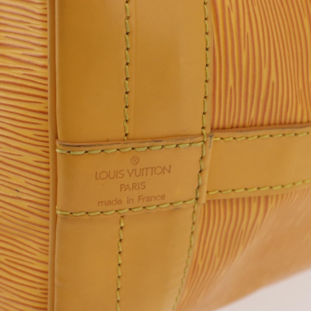 Louis Vuitton Noe Handbag Epi Leather Yellow Leather Shoulder Bag Bag (Pre-Owned)