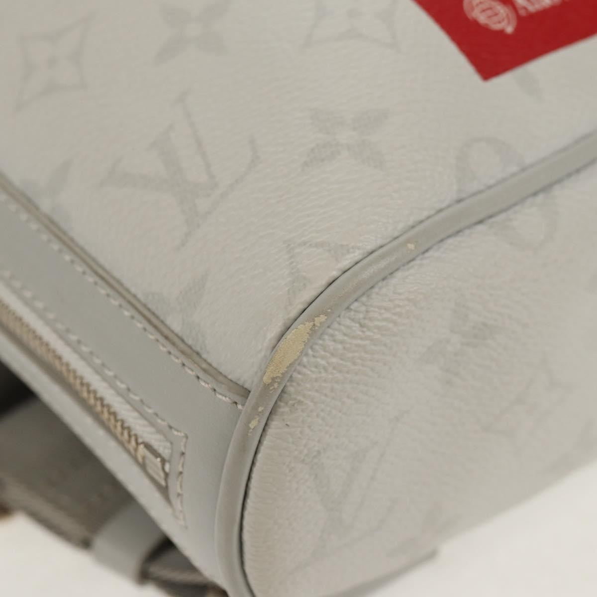 Louis Vuitton Chalk Sling Bag Limited Edition Logo Story Monogram Canvas White Canvas Shoulder Bag Bag (Pre-Owned)