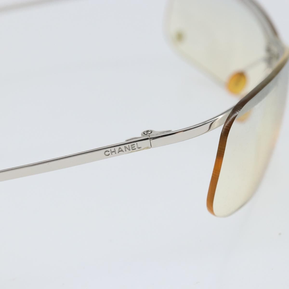 Chanel Logo Cc Sunglasses Metal Silver Metal Sunglasse Accessory (Pre-Owned)
