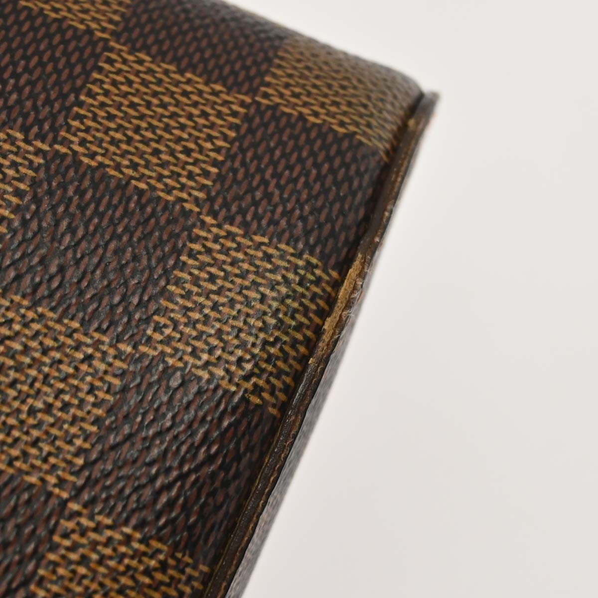 Louis Vuitton Geronimos Waist Bag Damier Brown Canvas Shoulder Bag Bag (Pre-Owned)