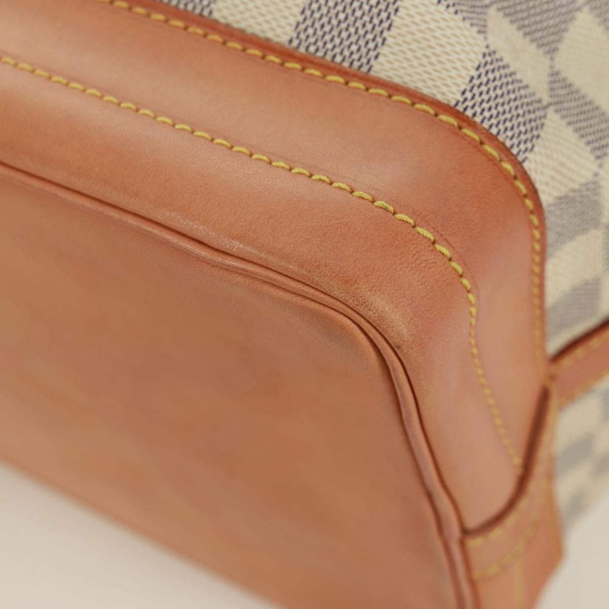 Louis Vuitton Noe Handbag Damier Beige Canvas Shoulder Bag Bag (Pre-Owned)