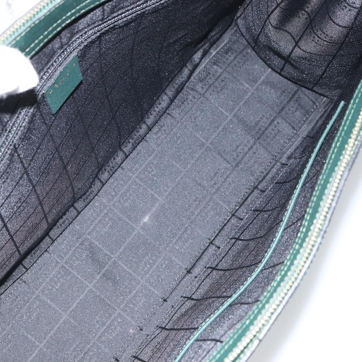 Celine Tote Bag Leather Green Leather Tote Bag Bag (Pre-Owned)